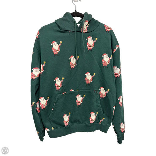 Sweatshirt Hoodie By Cmc In Green & Red, Size: L