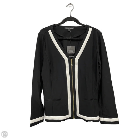 Jacket Other By Boston Proper In Black & White, Size: L