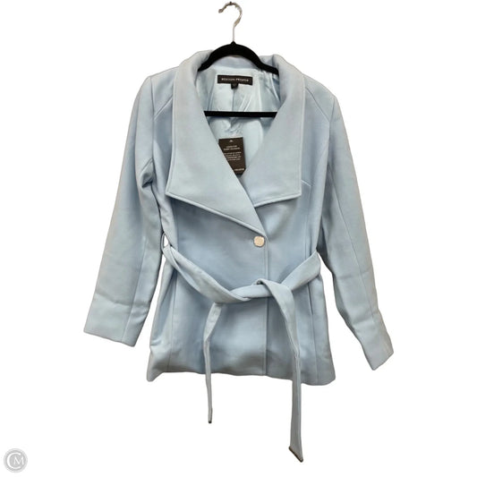 Coat Peacoat By Boston Proper In Blue, Size: 8