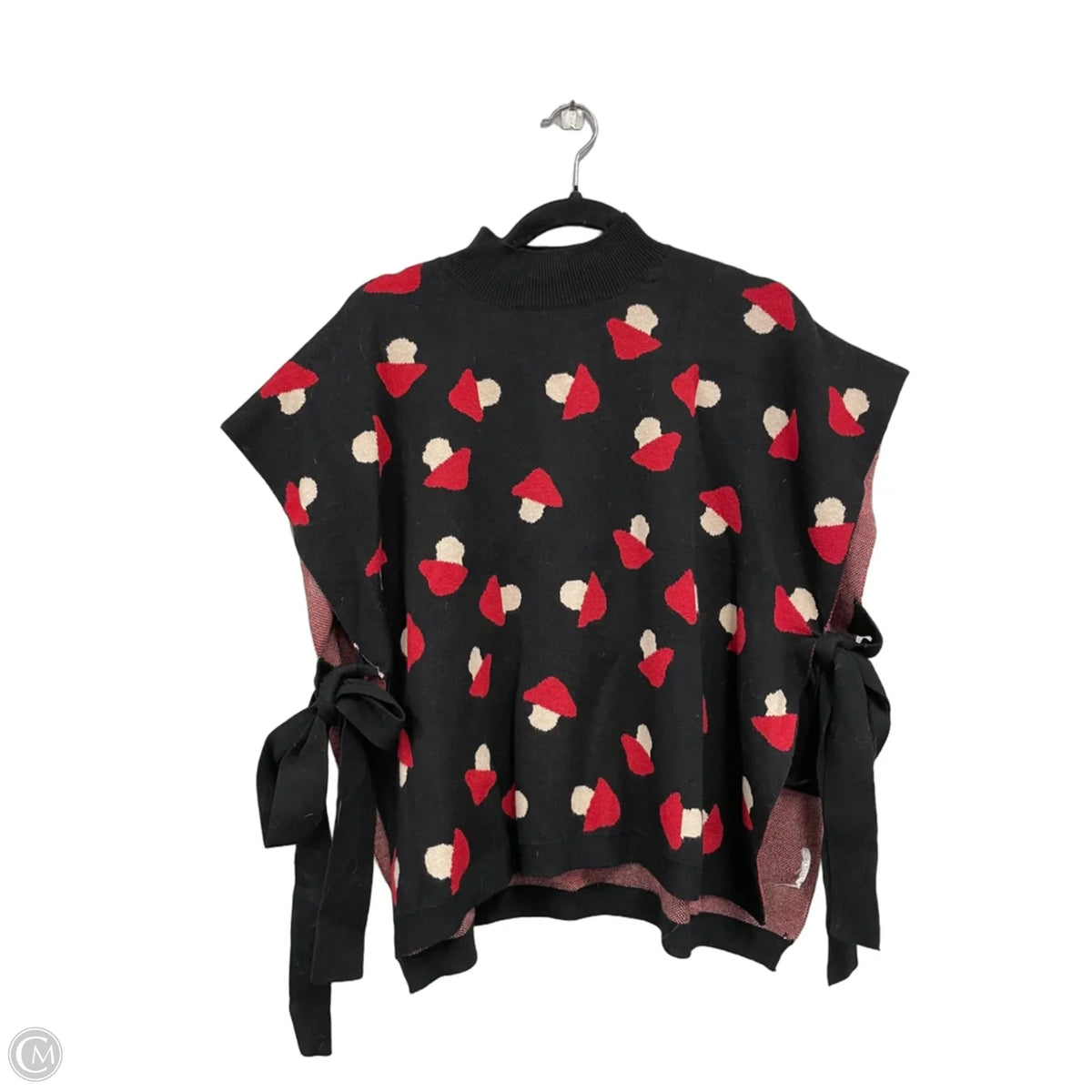 Sweater By Cmc In Black & Red, Size: S