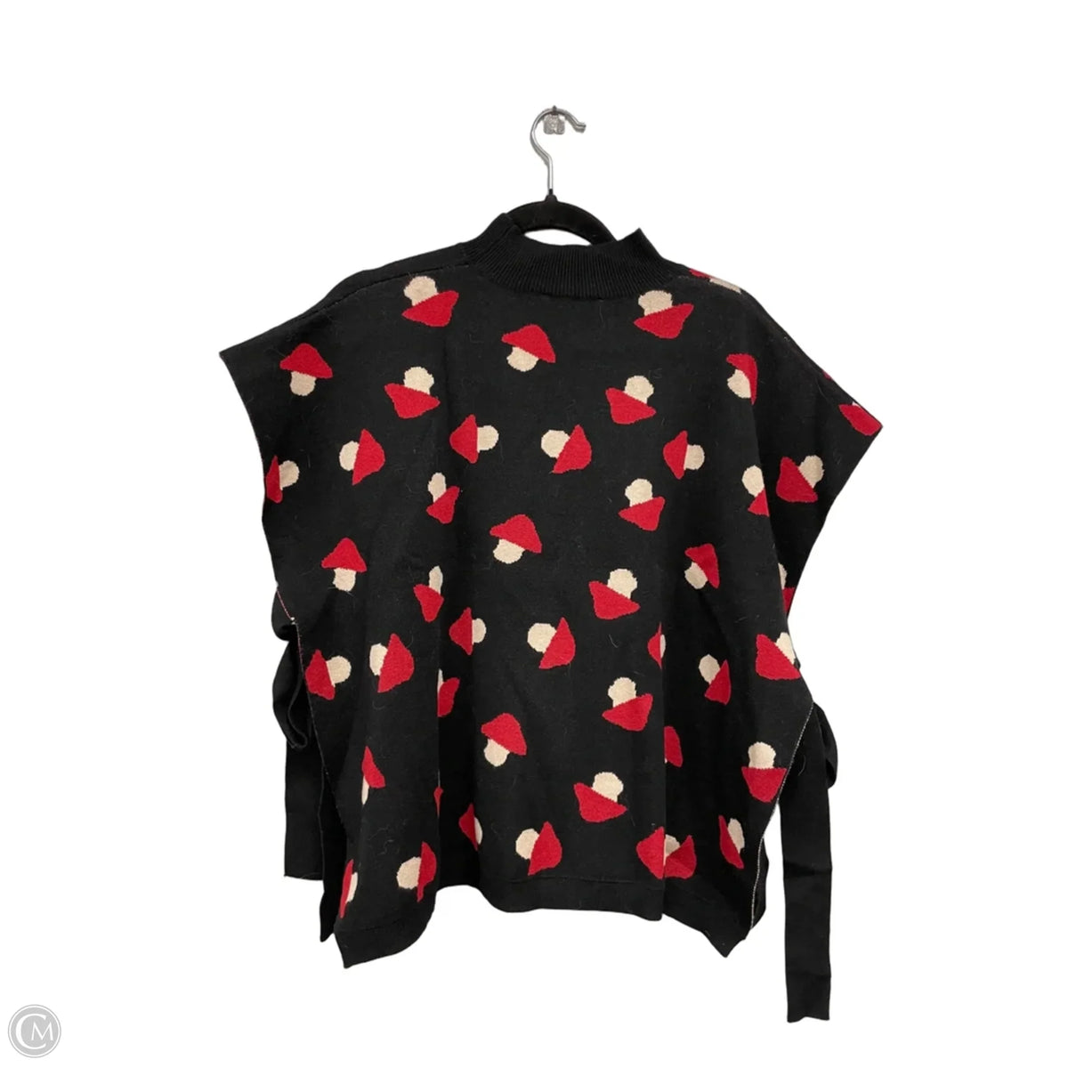 Sweater By Cmc In Black & Red, Size: S