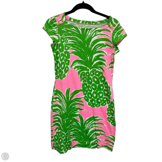 Dress Designer By Lilly Pulitzer In Green & Pink, Size: Xs