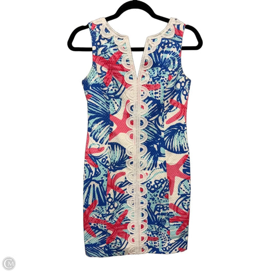 Dress Designer By Lilly Pulitzer In Blue & Pink, Size: 2