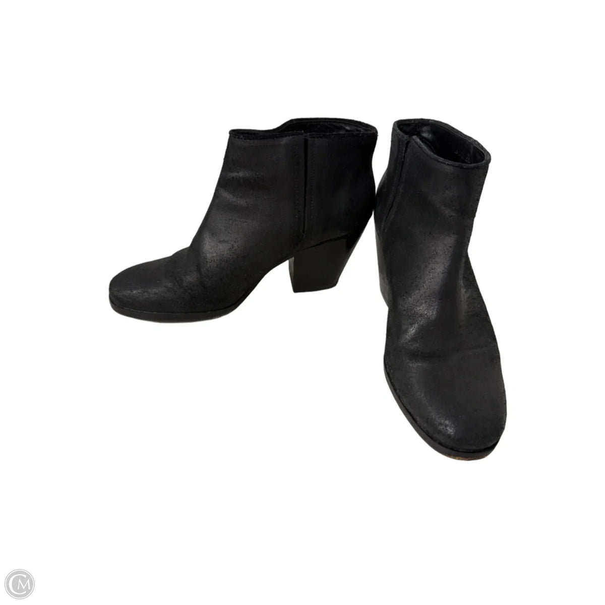 Boots Ankle Heels By Cma In Black, Size: 8