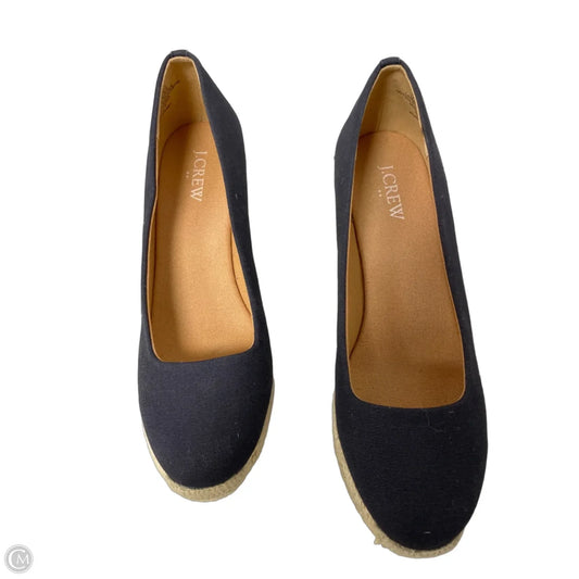 Shoes Heels Wedge By J. Crew In Navy, Size: 7.5