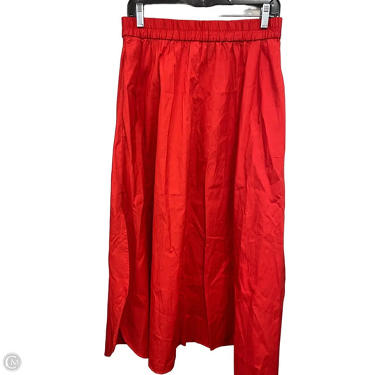 Skirt Maxi By Madewell In Red, Size: S