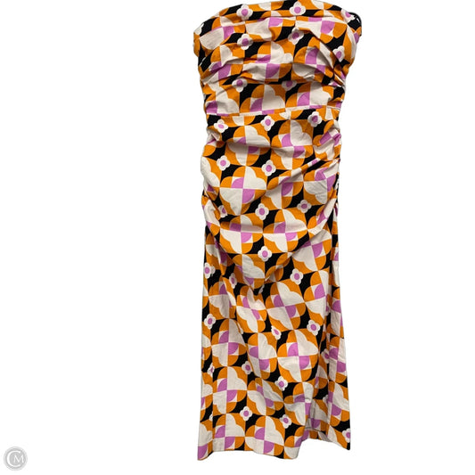 Dress Casual Maxi By Anthropologie In Orange & Pink, Size: S
