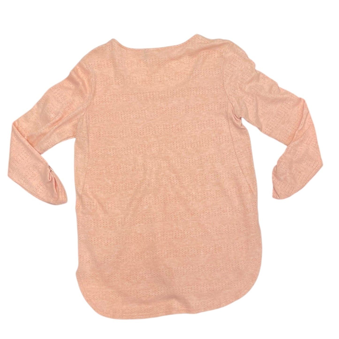 Top Long Sleeve Basic By Anthropologie In Pink, Size: Xs