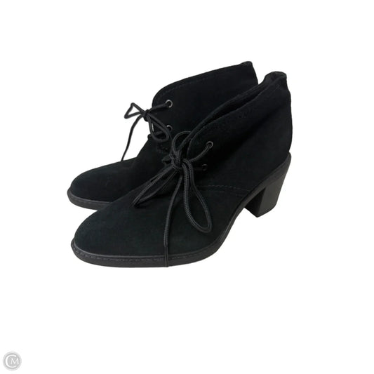Boots Ankle Heels By Clarks In Black, Size: 8