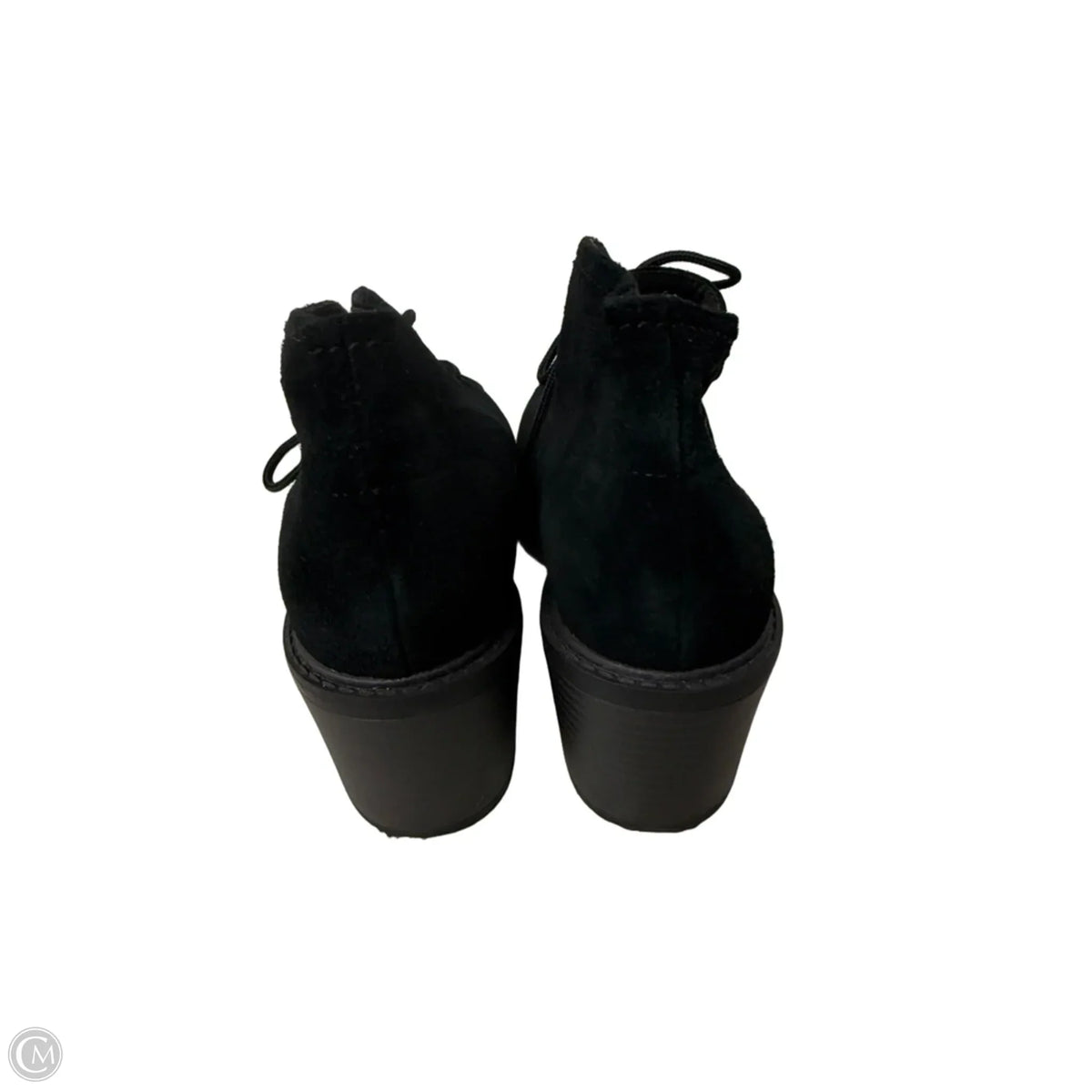 Boots Ankle Heels By Clarks In Black, Size: 8