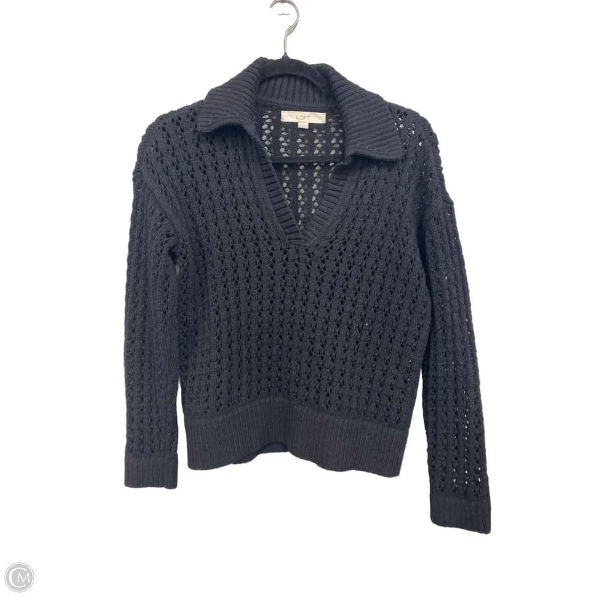Sweater By Loft In Black, Size: Xs