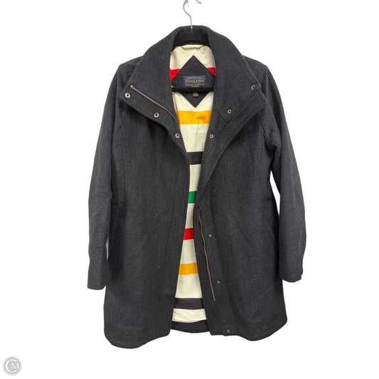 Coat Peacoat By Pendleton In Grey, Size: S