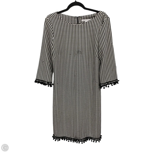 Dress Casual Short By Madison Leigh In Black & White, Size: 12