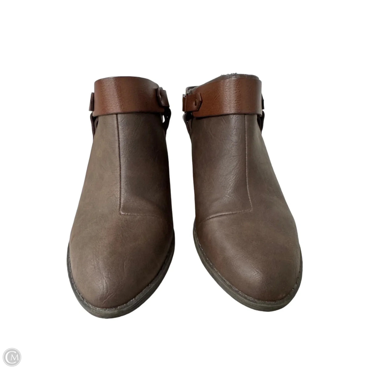 Boots Ankle Heels By Blowfish In Brown, Size: 8