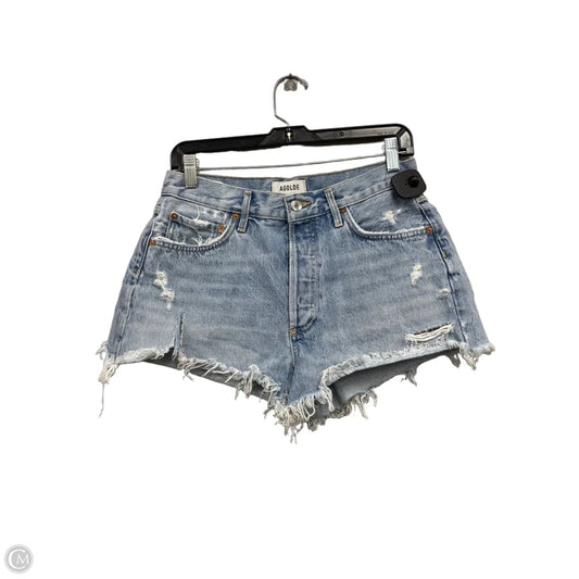 Shorts Designer By Agolde In Blue Denim, Size: 6