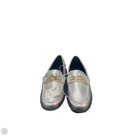 Shoes Flats By H&m In Silver, Size: 10