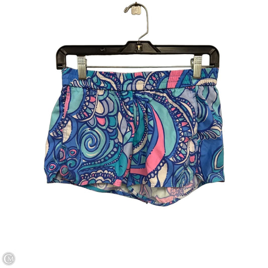 Shorts Designer By Lilly Pulitzer In Blue & Pink, Size: Xs