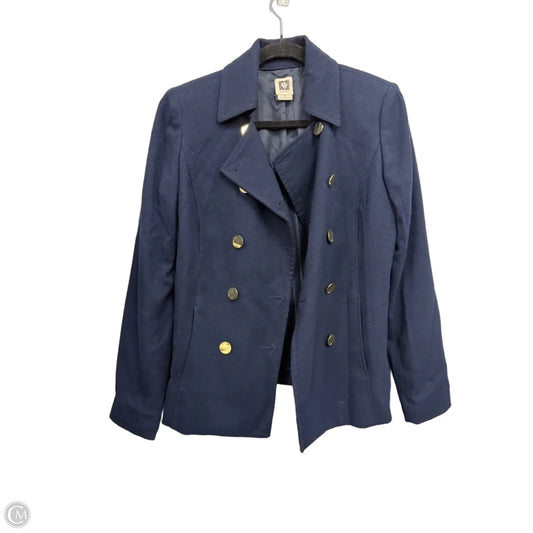 Blazer By Anne Klein In Nautical Print, Size: 6