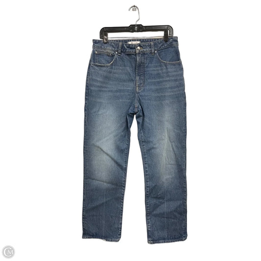 Jeans Straight By Madewell In Blue Denim, Size: 10