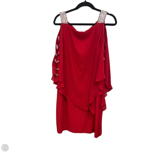 Dress Party Short By Msk In Red, Size: Xl