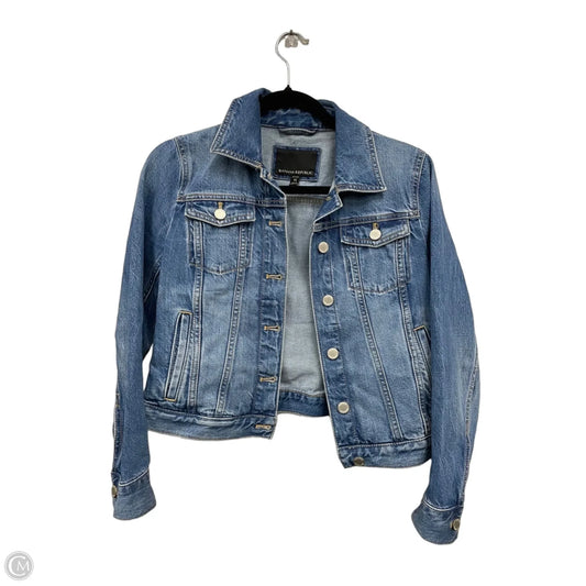 Jacket Denim By Banana Republic In Blue Denim, Size: Xsp