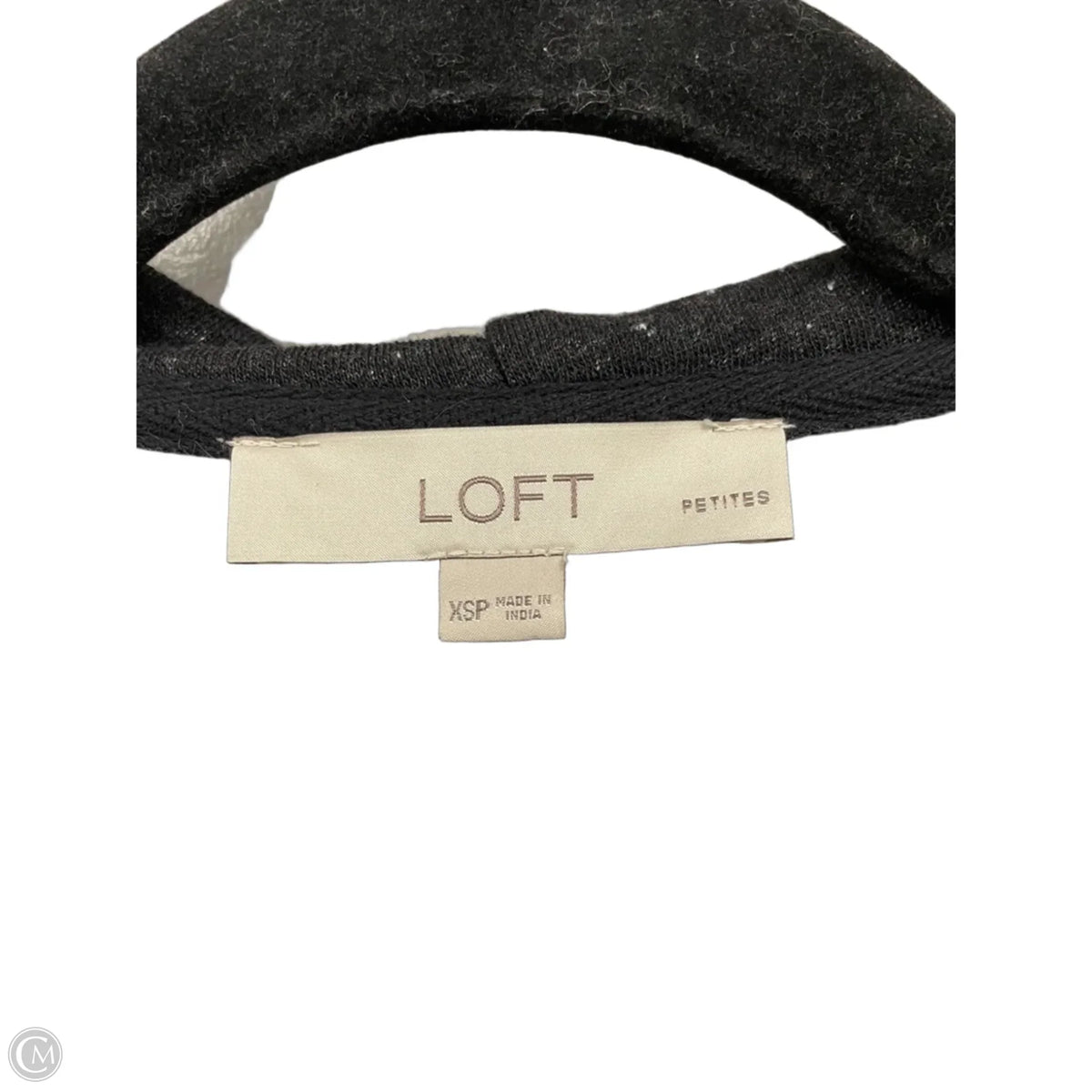 Cardigan By Loft In Black & White, Size: Xsp