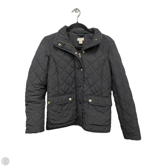 Jacket Puffer & Quilted By J. Crew In Black, Size: Xxs