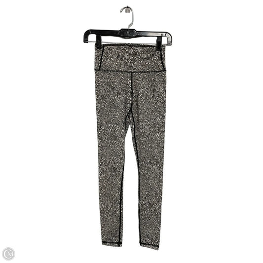 Athletic Leggings By Varley In Black & Cream, Size: Xxs