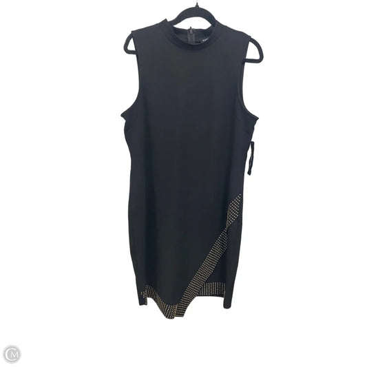 Dress Casual Short By Bebe In Black & Gold, Size: Xl