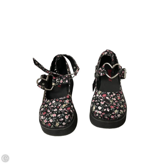 Shoes Heels Platform By Clothes Mentor In Black & Pink, Size: 6