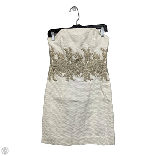 Dress Designer By Lilly Pulitzer In Cream, Size: 0