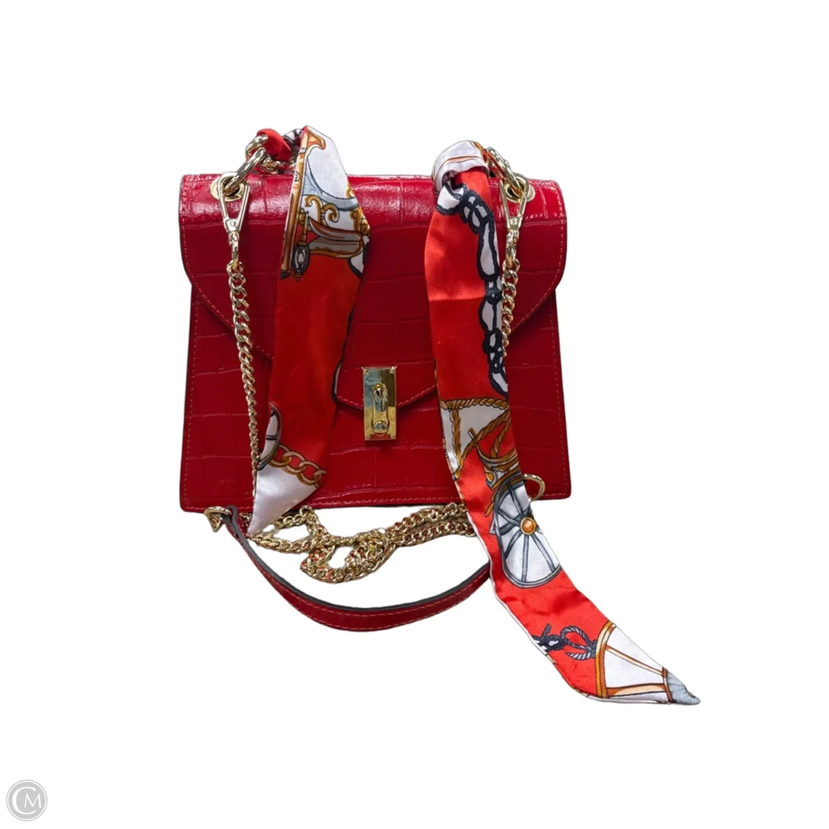 Crossbody Leather By Clothes Mentor, Size: Large