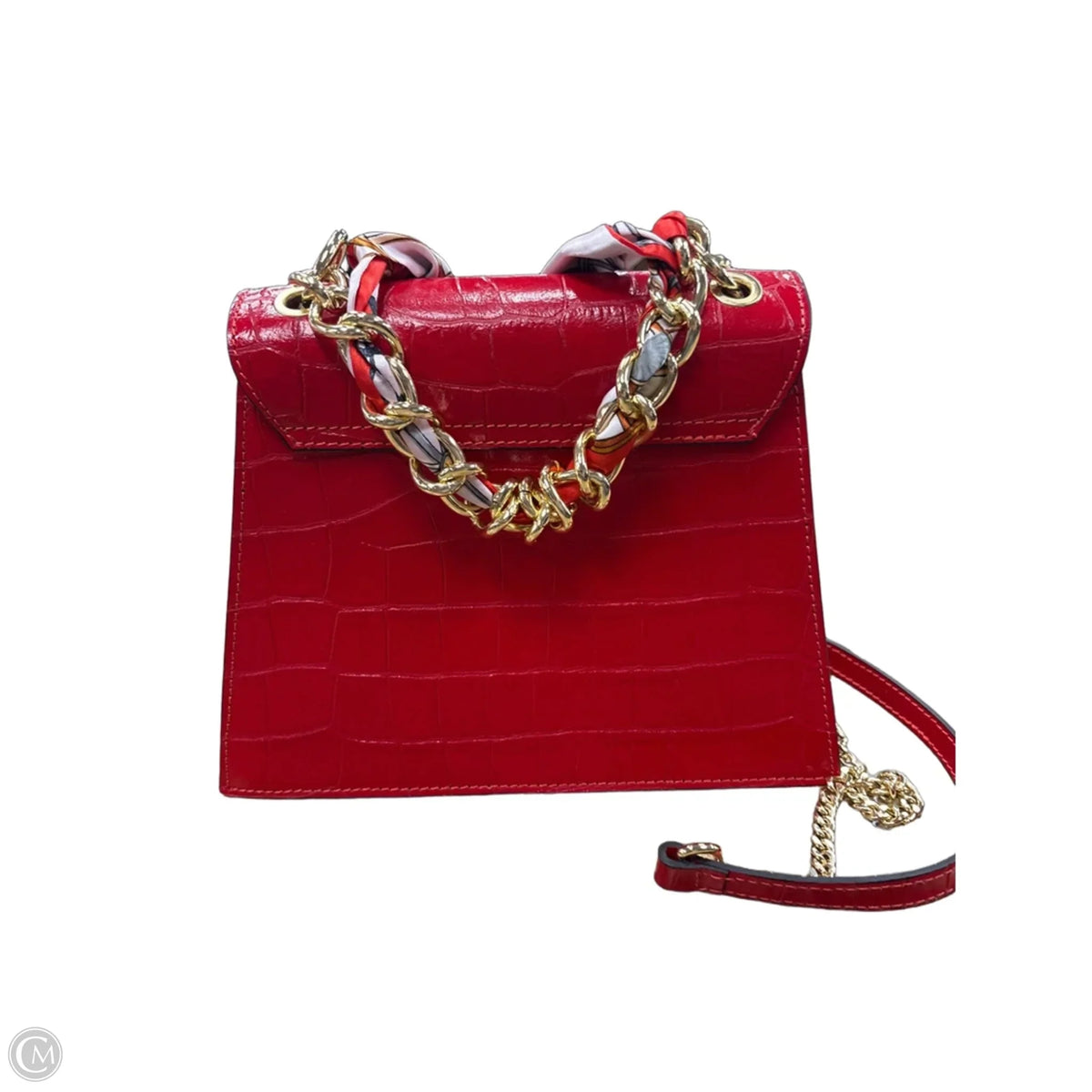 Crossbody Leather By Clothes Mentor, Size: Large