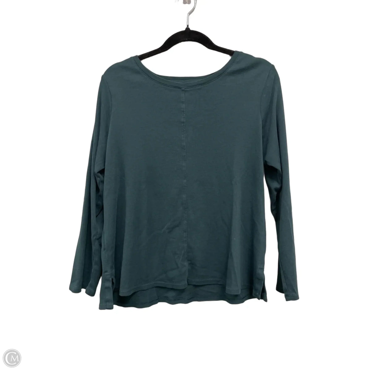 Top Long Sleeve Basic By J. Jill In Green, Size: Lp