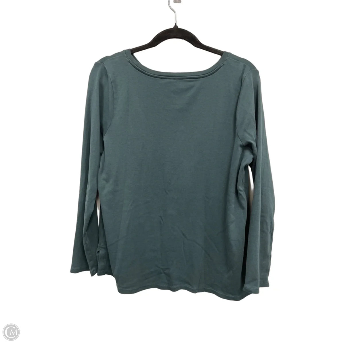 Top Long Sleeve Basic By J. Jill In Green, Size: Lp