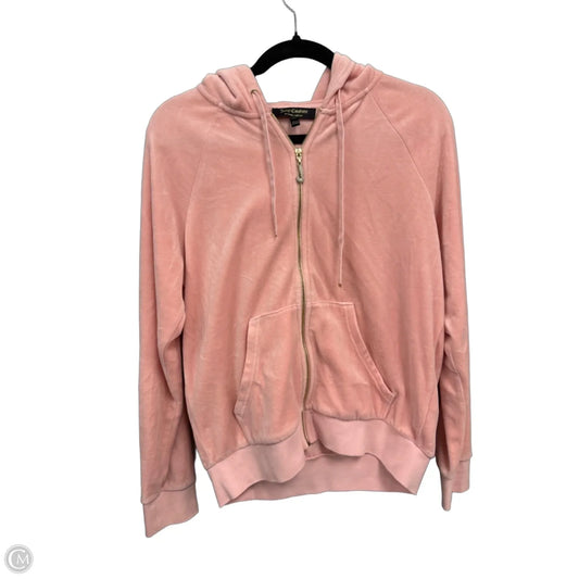Jacket Fleece By Juicy Couture In Pink, Size: M