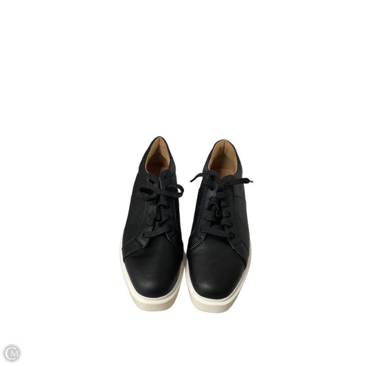Shoes Sneakers By Linea Paolo In Black & White, Size: 8.5