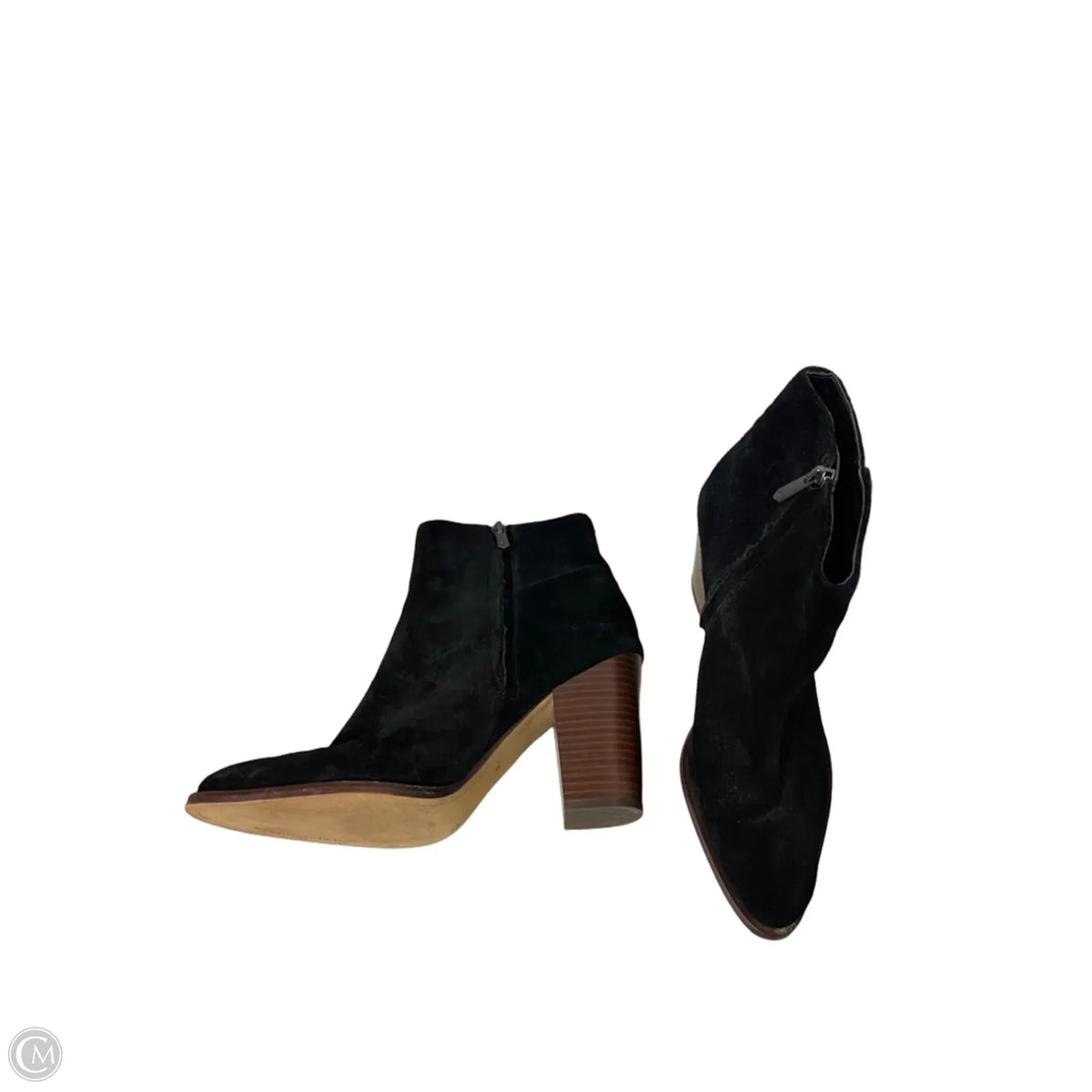 Boots Ankle Heels By Sam Edelman In Black, Size: 10