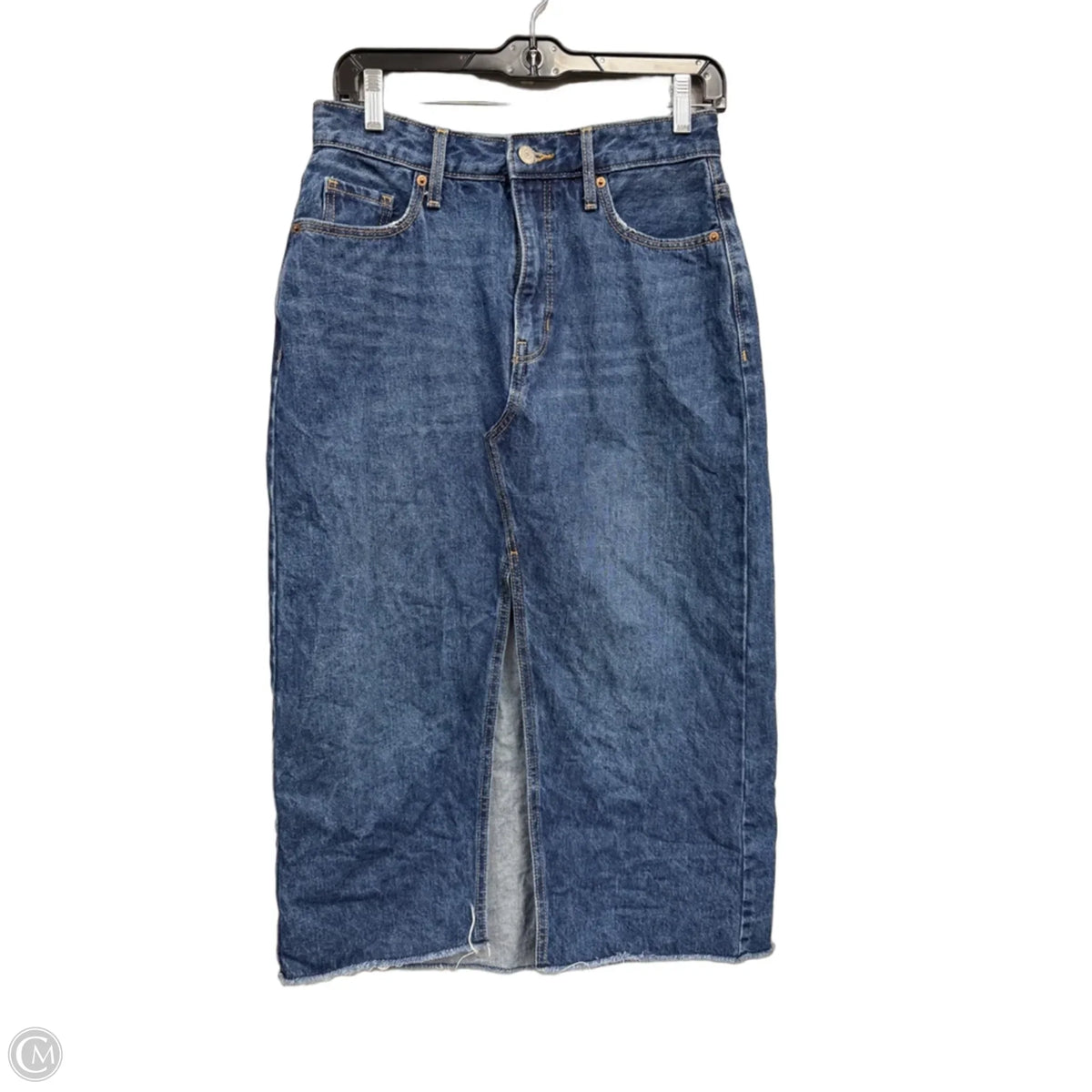Skirt Maxi By Gap In Blue Denim, Size: 6