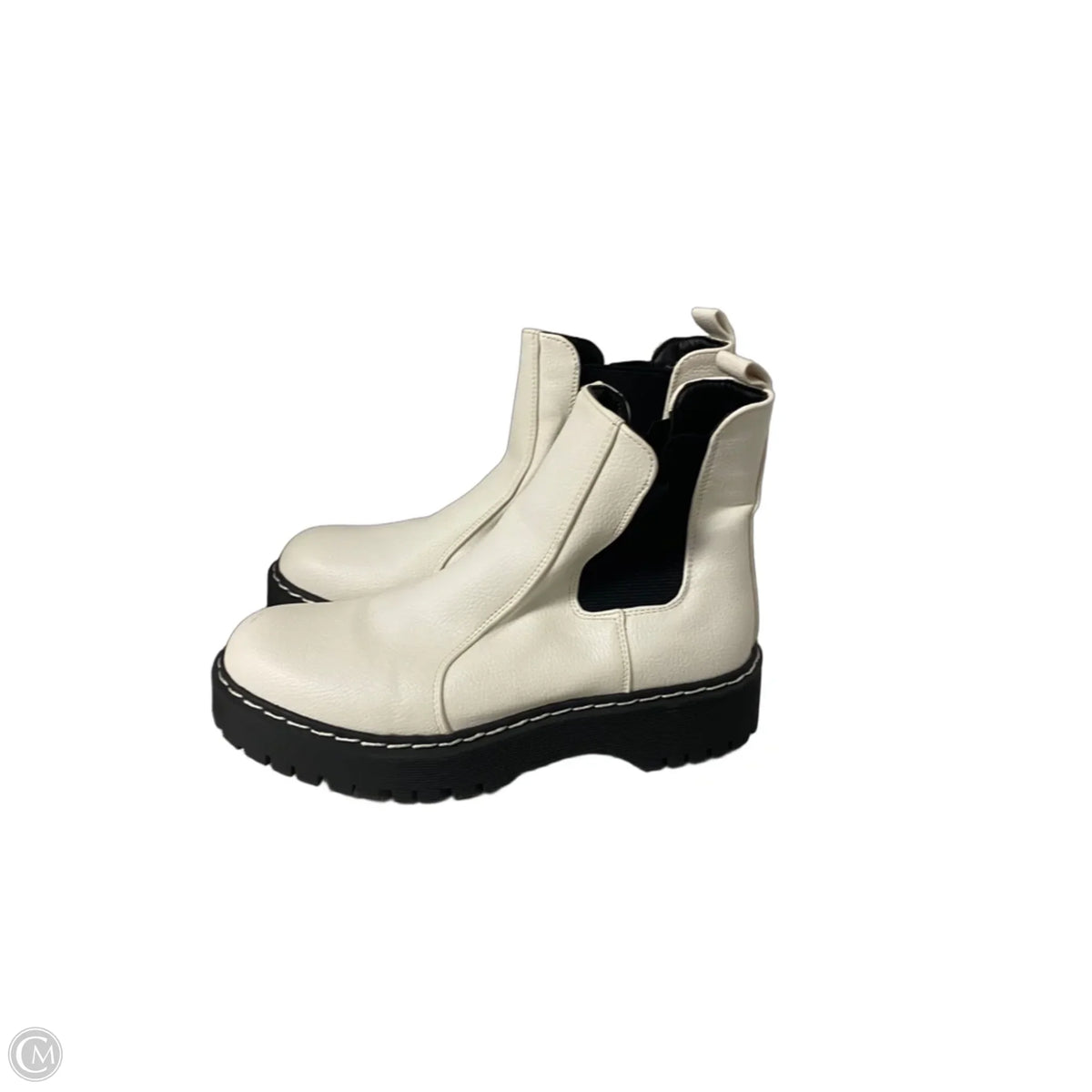 Boots Combat By Sincerely Jules In Yellow, Size: