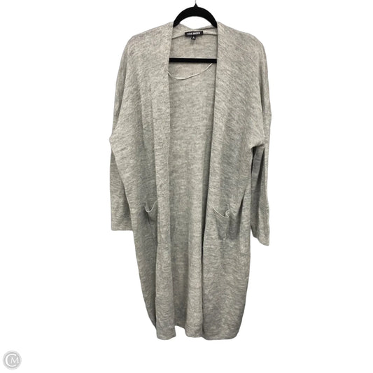 Sweater Cardigan By Steve Madden In Grey, Size: M