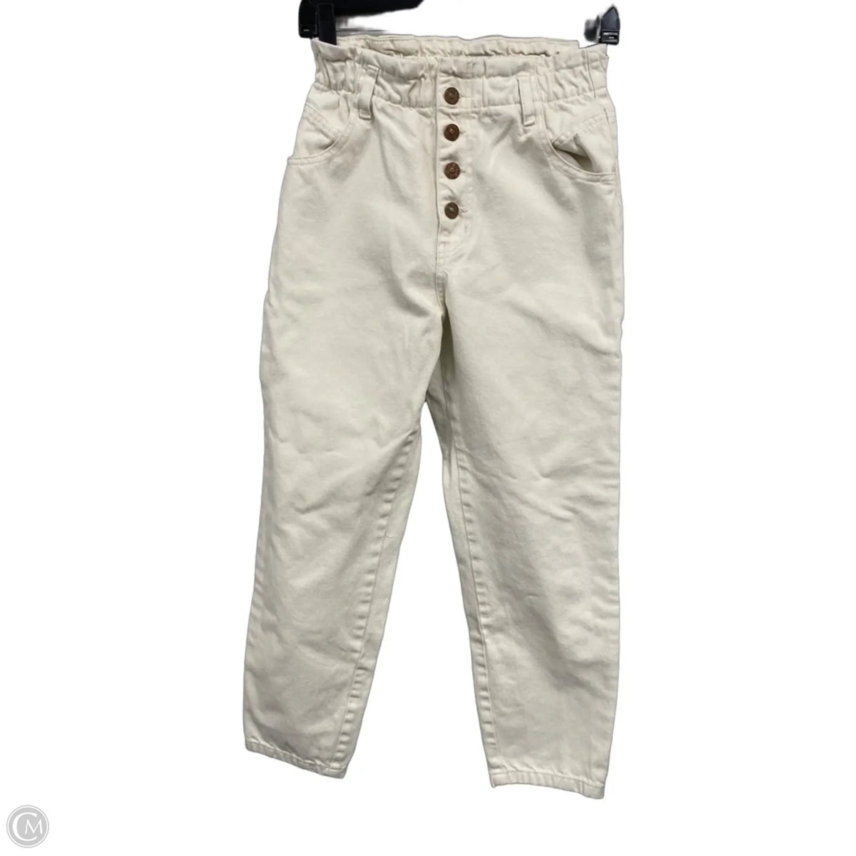 Jeans Straight By Cmc In Ivory, Size: 6