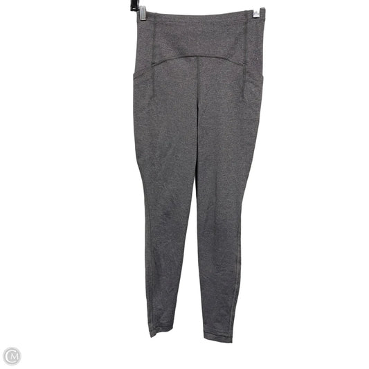 Athletic Leggings By Lululemon In Grey, Size: 6