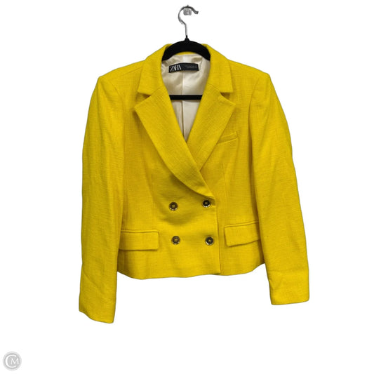 Blazer By Zara In Yellow, Size: Xl