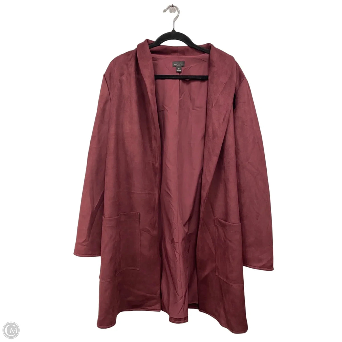 Jacket Other By Ann Taylor In Maroon, Size: Xxl