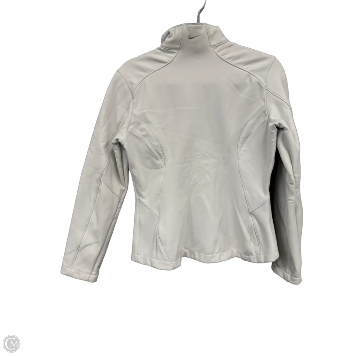 Athletic Jacket By Nike Apparel In White, Size: S