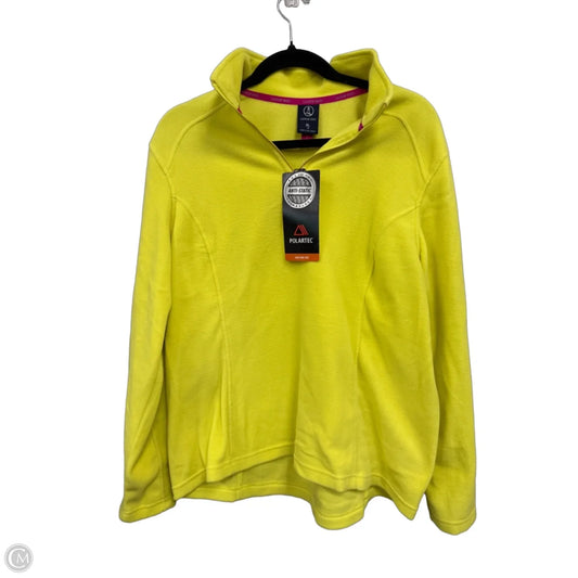 Jacket Fleece By Lands End In Yellow, Size: Xl