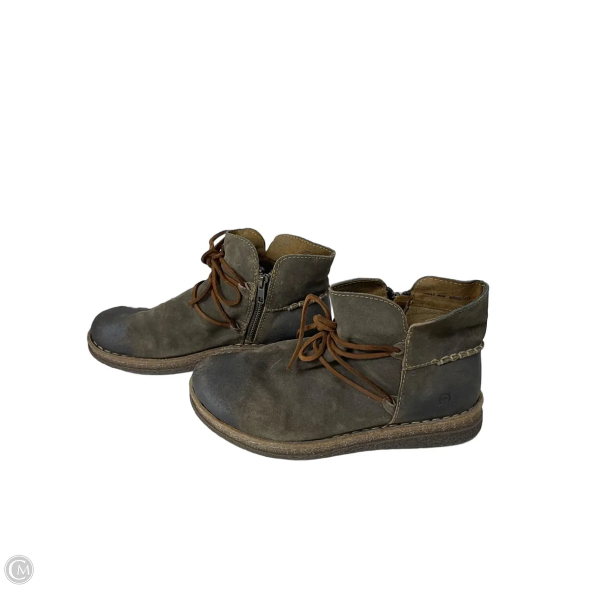 Boots Ankle Flats By Born In Brown, Size: 11