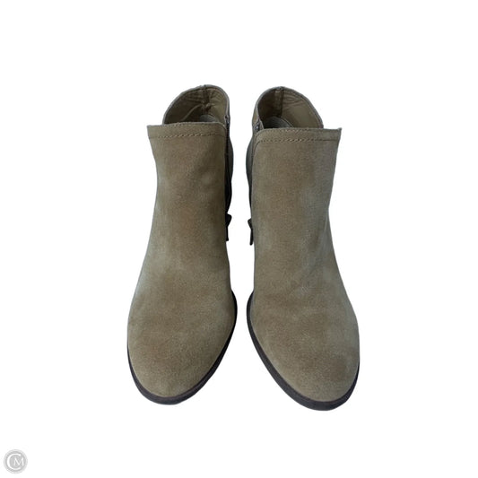 Boots Ankle Heels By Alex Marie In Tan, Size: 8.5