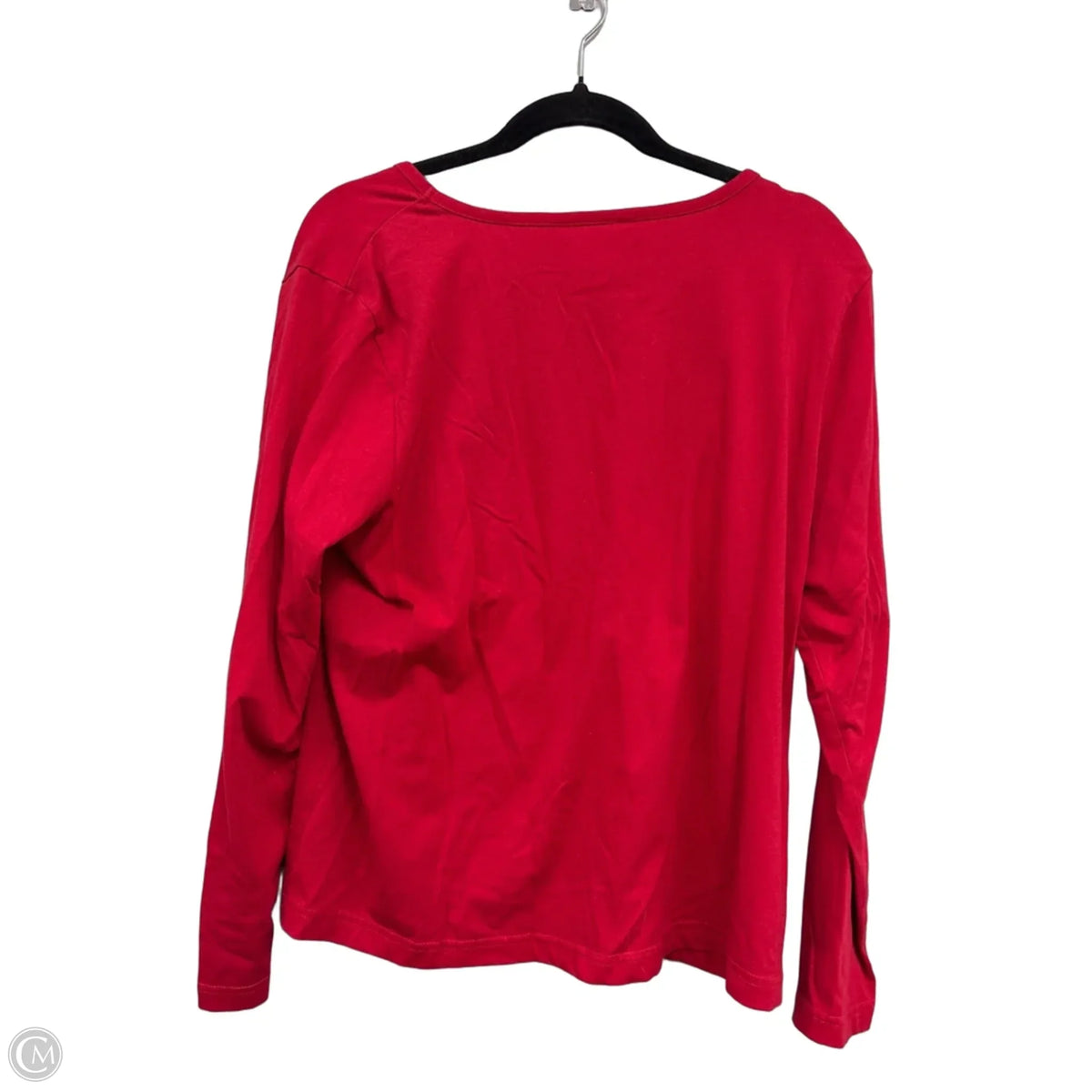 Top Long Sleeve Basic By Clothes Mentor In Red, Size: Xl
